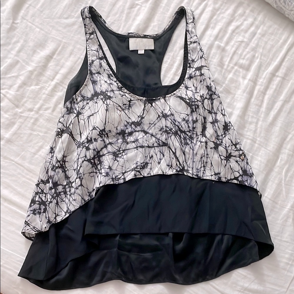 Alexis, Black and White Women's Top, XS